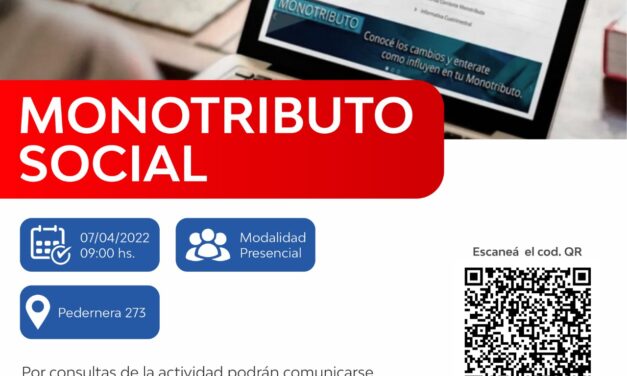 Monotributo Social: capacitarán y asesorarán a cooperativistas