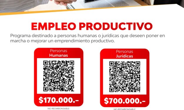 Programa Empleo Productivo: desde mañana se lanza una nueva convocatoria