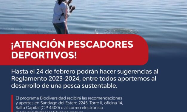 Convocan a pescadores a hacer sugerencias al Reglamento 2023-2024