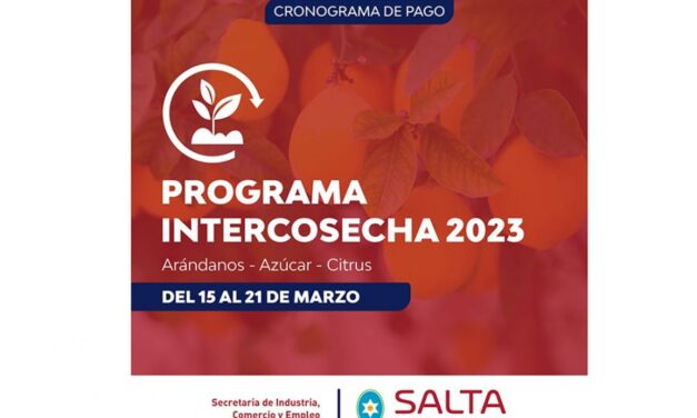 Continúa el pago del programa Intercosecha