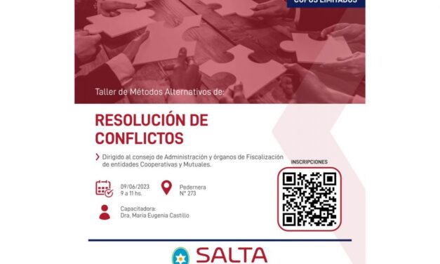 Cooperativas y mutuales podrán capacitarse en resolución de conflictos
