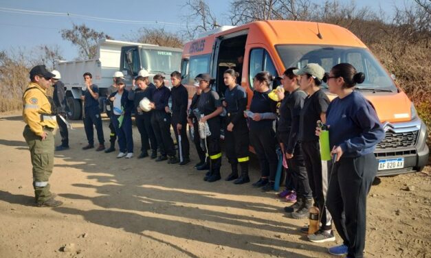 Para prevenir incendios forestales se realizó una limpieza de material combustible en cerro San Bernardo y Ala Delta