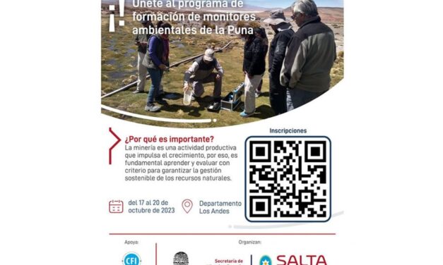Salta lanza el Plan Integral de Formación de Monitores Ambientales en la Puna