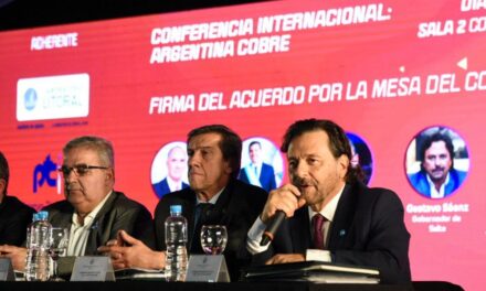 Sáenz: “La Mesa del Cobre es un ejemplo de cómo el federalismo puede impulsar el progreso”