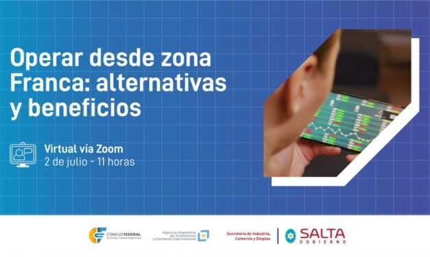 Zonas francas: hoy se desarrollará una capacitación virtual sobre operaciones