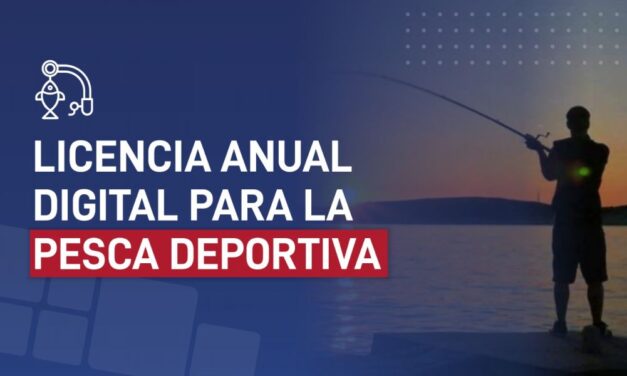 Están vigentes las licencias anuales digitales para la pesca deportiva