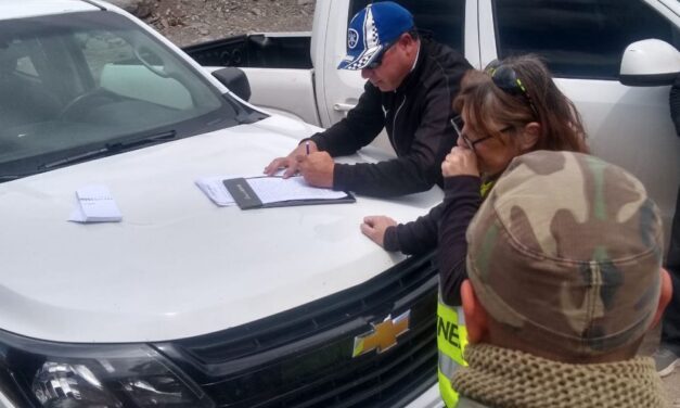 Mediante un operativo conjunto se detuvieron trabajos no autorizados en el área protegida de Santa Rosa de Tastil