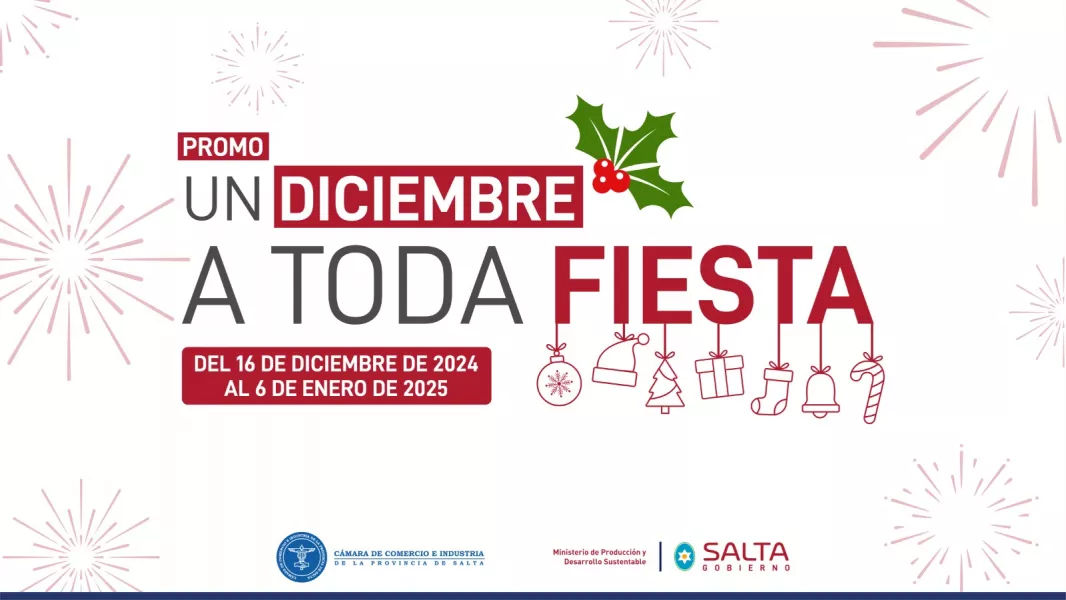 El próximo jueves 26 se realizará el primer sorteo de “Un diciembre a toda fiesta”