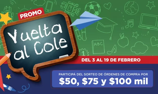 Hoy se realizará el primer sorteo de la promo “Vuelta al Cole”