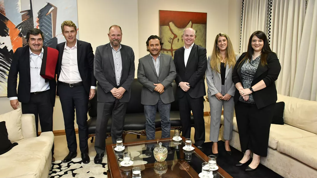 El gobernador Sáenz se reunió con directivos de la minera Eramine Sudamérica