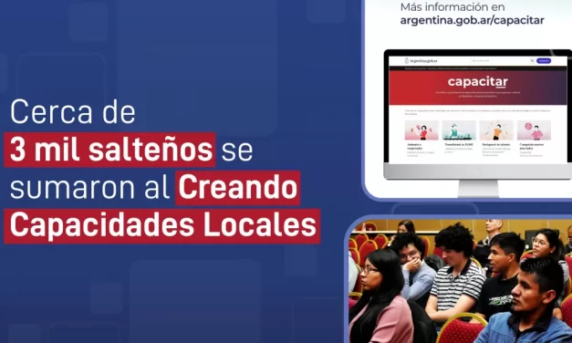 Cerca de 3 mil salteños podrán mejorar habilidades y competencias laborales