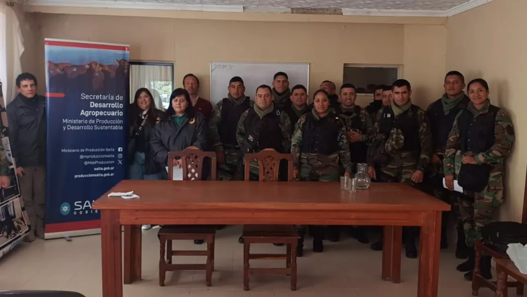 El Registro de Operadores de la Carne capacitó a efectivos de la Policía Rural y Ambiental