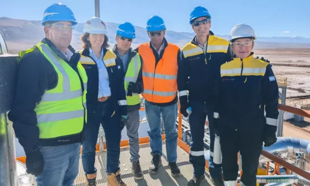 El ministro Lupión recorrió el proyecto de litio Rincón y relevó el avance de la planta que se construye en Salta