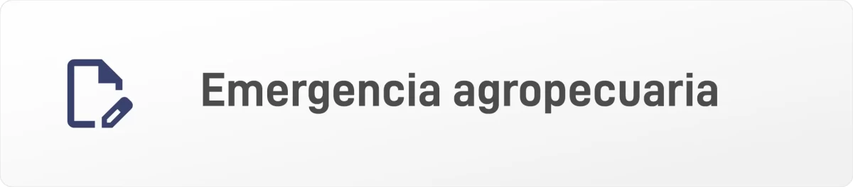 EMERGENCIA AGROPECUARIA