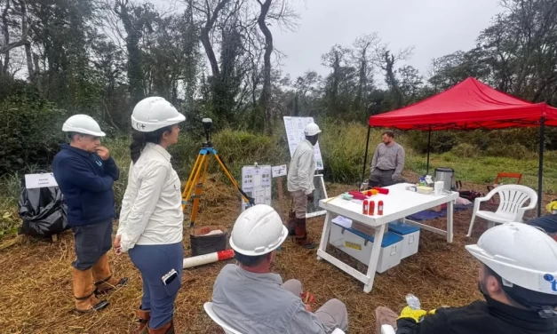 Minería supervisó las tareas de remediación de boosters sísmicos en el norte provincial