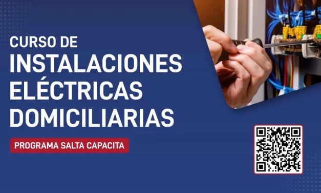 Las Lajitas: el 4 de julio comenzará un curso gratuito de instalaciones eléctricas domiciliarias