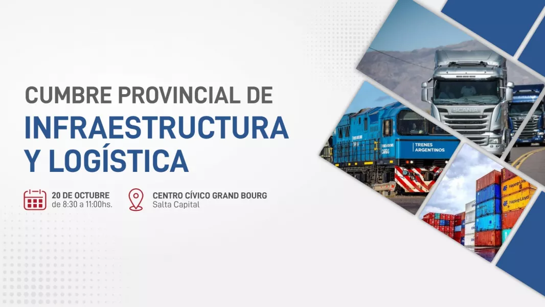 Mañana se realizará la Cumbre Provincial de Infraestructura y Logística